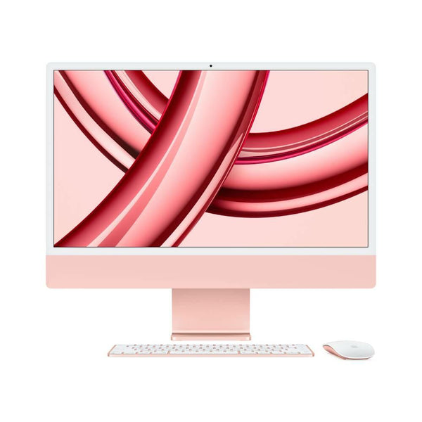 Apple iMac 24" 4,5K Chip M3 | 8GB RAM | 256GB SSD | CPU 8 núcleos | GPU 10 núcleos | Rosa - MQRT3Y/A