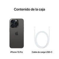 Apple iPhone 15 Pro 256GB Negro - MTV13QL/A