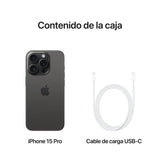 Apple iPhone 15 Pro 1TB Negro - MTVC3QL/A