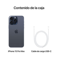 Apple iPhone 15 Pro Max 256GB Azul - MU7A3QL/A
