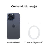 Apple iPhone 15 Pro Max 512GB Azul - MU7F3QL/A