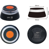 Baliza V16 Ebox EB2503 Homologada DGT Geolocalizada Base Magnética Naranja Incluye Funda