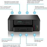 Brother DCP-T580DW Impresora Multifunción Recargable Wifi Duplex