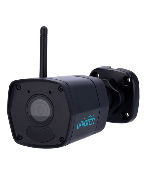 Cámara IP Wifi Uniview Bullet 2 Megapixel (Con micrófono) Negra