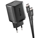 Cargador NGS BUD65W-H GaN 65W USB-C con 5 adaptadores HP