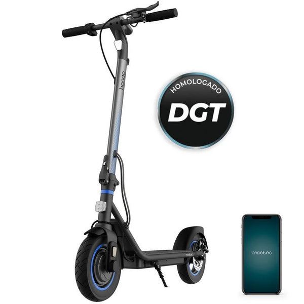 Cecotec Bongo D20 XL Connected Patinete Eléctrico Homologado DGT 10" 630W