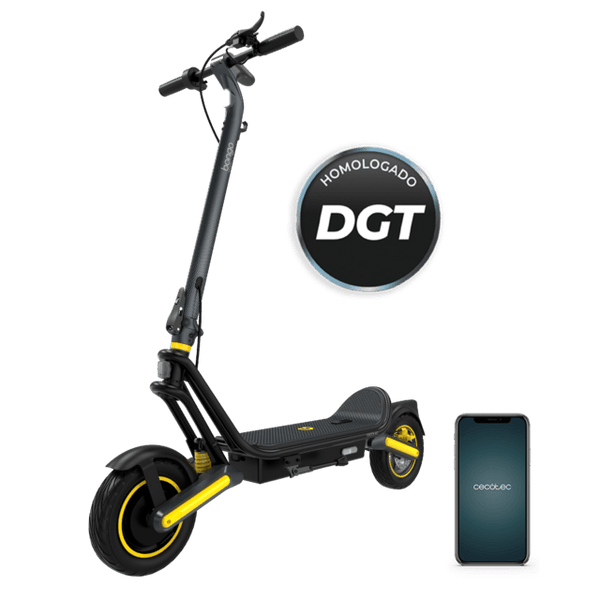 Cecotec Bongo GS50 XXL Connected 350W Autonomía 50km Ruedas 10" Doble suspensión Homologado DGT