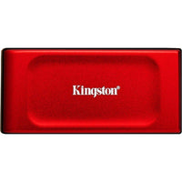 Disco Duro Kingston XS1000 Portable SSD Externo 1TB USB 3.2 Rojo