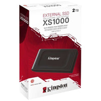 Disco Duro Kingston XS1000 Portable SSD Externo 2TB USB 3.2 Negro