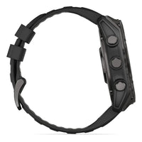 Garmin Fenix 8 AMOLED 51mm Reloj Smartwatch Gris con Correa de Silicona Negra