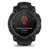 Garmin Instinct 3 45mm AMOLED Reloj Smartwatch Deportivo GPS 10ATM Negro con Correa Negra