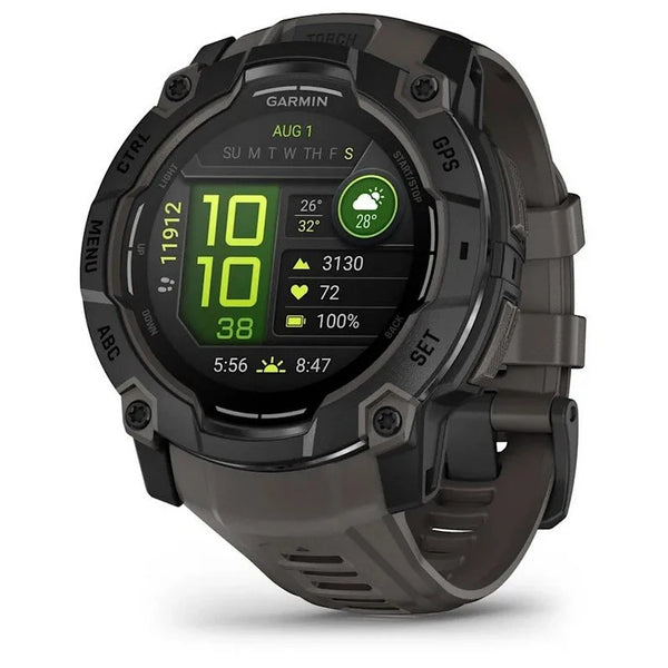 Garmin Instinct 3 50mm AMOLED Reloj Smartwatch Deportivo GPS 10ATM Negro con Correa Carbón