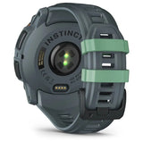 Garmin Instinct 3 50mm AMOLED Reloj Smartwatch Deportivo GPS 10ATM Verde con Correa Gris