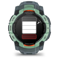 Garmin Instinct 3 50mm AMOLED Reloj Smartwatch Deportivo GPS 10ATM Verde con Correa Gris