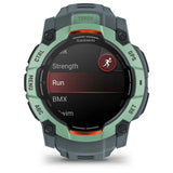 Garmin Instinct 3 50mm AMOLED Reloj Smartwatch Deportivo GPS 10ATM Verde con Correa Gris