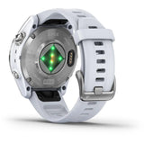 Garmin epix Pro (Gen 2) Edición Standard Reloj Smartwatch 42mm Plateado con Correa Blanca