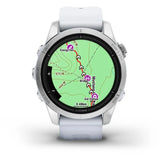 Garmin epix Pro (Gen 2) Edición Standard Reloj Smartwatch 42mm Plateado con Correa Blanca