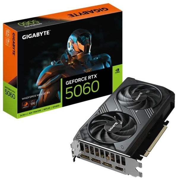 Gigabyte GeForce RTX 5060 WindForce MAX OC 8GB GDDR7