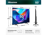 Hisense 50A6S 50" Smart Tv Wifi Ultra HD 4K