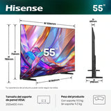 Hisense 55Q7S 55" Smart TV QLED UHD 4K con IA