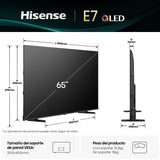 Hisense 65E7Q 65" QLED UltraHD 4K VIDAA Dolby Vision Quantum Dot