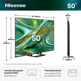 Hisense E8 MiniLED 50E8S 50" Smart Tv Hi-QLED Hi-QLED Color