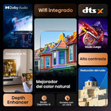 Hisense 40A4Q 40" - Smart Tv - Dolby DTS HD Alto Contraste Modo Juego