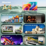 Hisense QLED 32A4S 32" Smart Tv Full HD 60Hz HomeOS HDR10 HLG