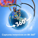Insta360 X4 360º Cámara Deportiva UltraHD 8K