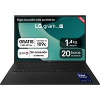 LG Gram 17ZD90T-G.AX78B - 17" - Intel Core Ultra 7-255H - 16GB - 1TB SSD - FreeDos