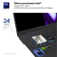 LG Gram Pro 16Z90SP-K.AD75B - 16" - Intel Core Ultra 7 155H - 32GB - 512GB SSD - W11