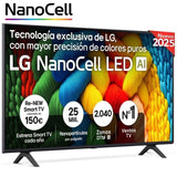 LG NanoCell 50NANO80A6B 50" Smart Tv 4K Ultra HD Wifi
