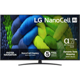 LG QNED 50NANO82A6B 50" Smart TV 4K UltraHD 60Hz Smart TV webOS HDR