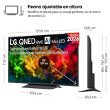 LG QNED evo AI 55QNED81B6A 55" Smart Tv 4K UltraHD 60Hz Smart TV WebOS HDR10