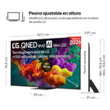 LG QNED evo MiniLED AI 75QNED86B6B Smart TV 75" 4K UltraHD 144Hz Dolby Vision