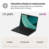 LG Gram 14Z90T-G.AD88B - 14" - Intel Core Ultra 7-255H - 32GB - 1TB SSD - W11