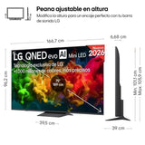 LG QNED evo AI 75QNED81B6A Smart TV 75" 4K UltraHD 60Hz