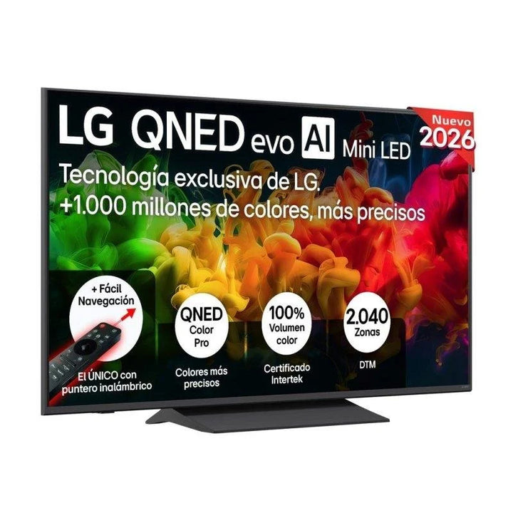 LG QNED evo AI QNED8EB 43" 4K Smart TV Mini LED Ultra HD 4K WiFi