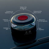 Luz Emergencia Baliza V16 Thulos TH-V16-2 Homologada Base Imantada Geolocalizable Funciona a Pilas Incluye Funda