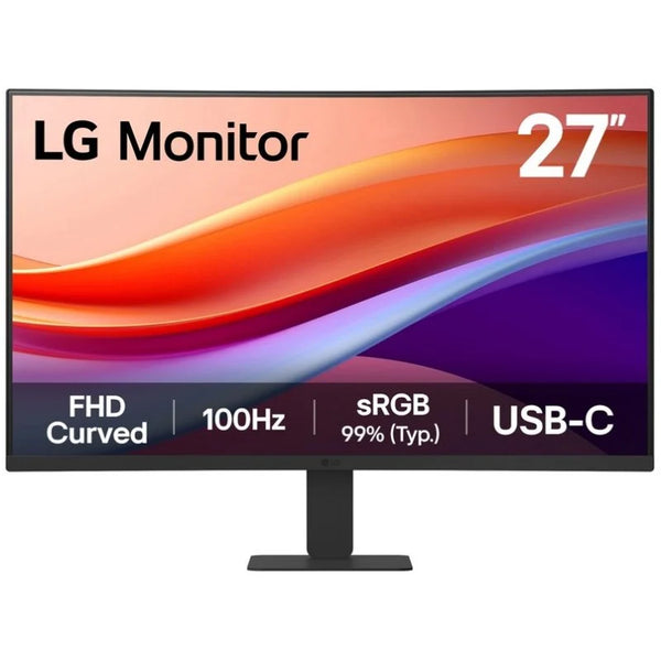Monitor Curvo LG 27U421A-B - 27" - Full HD 100Hz VA HDR10 USB-C Flicker Free Negro