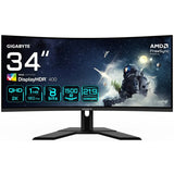 Monitor Gigabyte G34WQCP 34" LED VA UltraWide QHD 180Hz HDR 400 FreeSync Premium Curvo