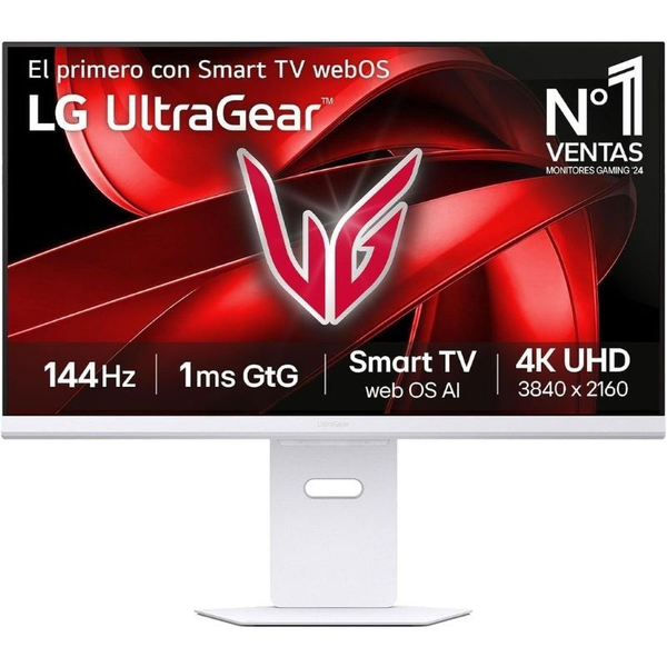 Monitor LG UltraGear 32G810SA-W 32" LED IPS UltraHD 144Hz Altura Ajustable FreeSync Premium
