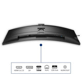 Monitor Philips 49B2U6900CH Dual QHD 75Hz VA Curvo HDR400 Webcam KVM USB-C - 49"