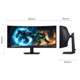 Monitor Samsung Gaming Curvo Odyssey G7 G75F 40" 4K FreeSync Premium Pro HDR10+ 1ms