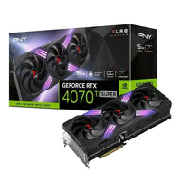 PNY GeForce RTX 4070 Ti SUPER XLR8 Gaming VERTO EPIC-X RGB OC Triple Fan 16GB GDDR6X DLSS3