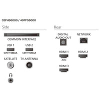 Philips 32PFS6000 32" - Smart Tv - LED FullHD Wifi