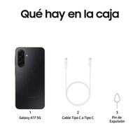 Samsung Galaxy A17 Negro 5G - 256GB - 8GB Super AMOLED Móvil con IA y Batería Larga Duración