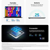 Samsung Galaxy Book5 Pro Dynamic AMOLED 2X - 16" - Intel Evo Core Ultra 7 258V - 32GB - 512GB SSD - W11 Pro