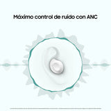Samsung Galaxy Buds FE Auriculares Bluetooth Blancos con Cancelación Activa de Ruido