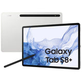 Samsung Galaxy Tab S8 Plus Plata 12.4" (128GB+8GB)